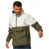 Cassien raincoat white green for men