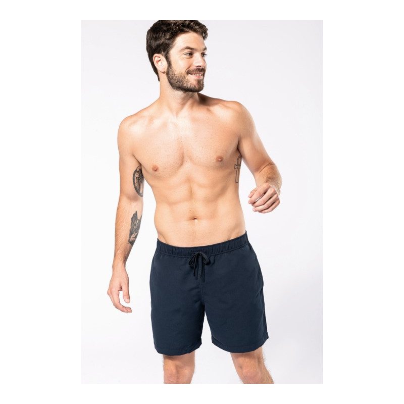 Short de bain déperlant à ceinture élastique, Collection homme