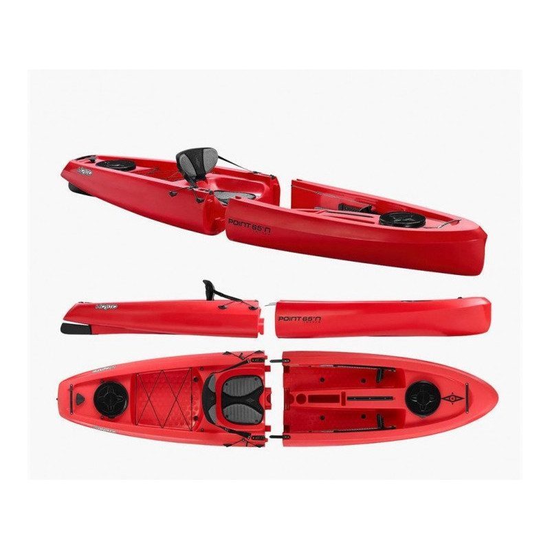 Kayak Modulable Mojito Solo Rouge