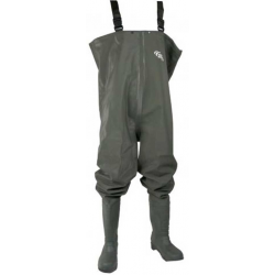 PU waders with PVC boots