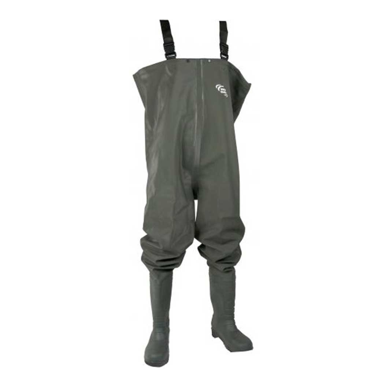 PU waders with PVC boots