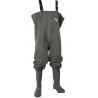 PU waders with PVC boots