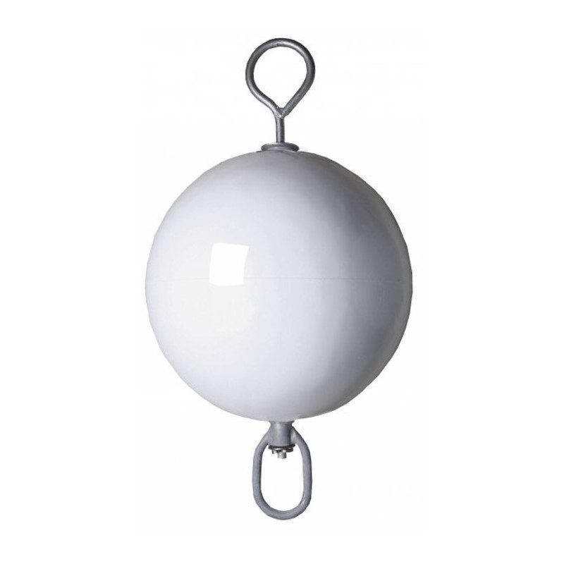 Inflatable anchor buoys with short stem