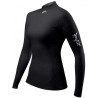 Top Eco Spandex Long Sleeves Black for women