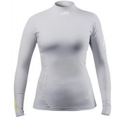 Top Eco Spandex Femme manches longues Gris