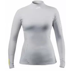 Top Eco Spandex Femme manches longues Gris