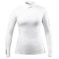 Top Eco Spandex Femme manches longues Blanc