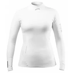 Top Eco Spandex Femme manches longues Blanc