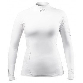 Top Eco Spandex Femme manches longues Blanc