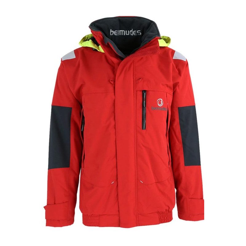 Red VENTURI jacket with fleece lining from Bermuda