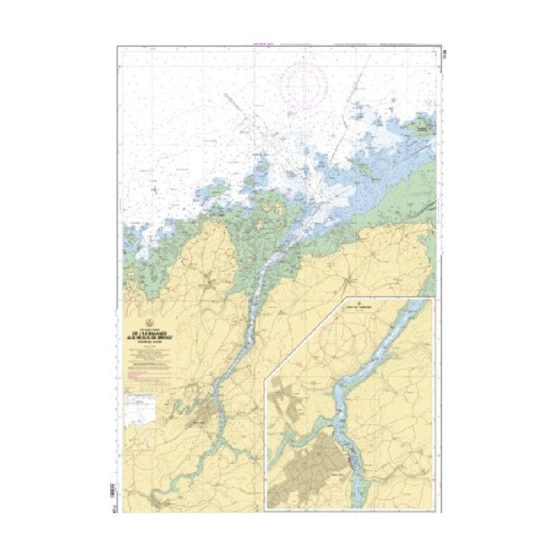 Marine chart 7126L Ile Balanec aux Heaux-de-Bréhat