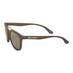 Lunettes TAENGA couleur bois, verre effet miroir, Polar plus