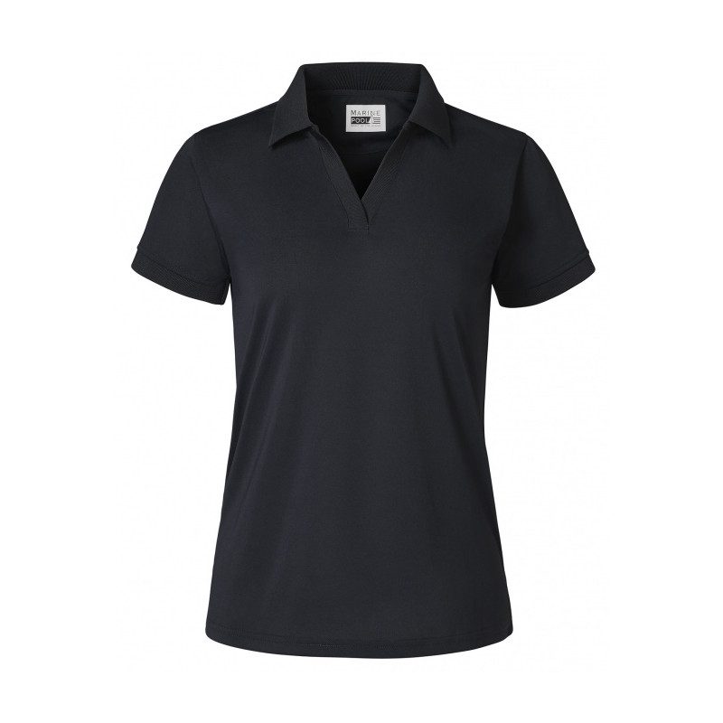 Polo Silvi Crew col V femme Navy