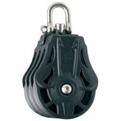 Triple pulleys for 8-9 mm rope