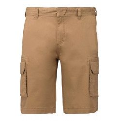 Short Cargo Coton Homme Camel