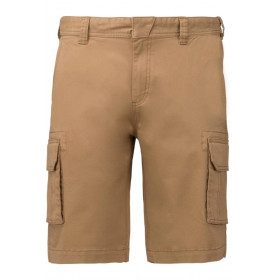 Short Cargo Coton Homme Camel