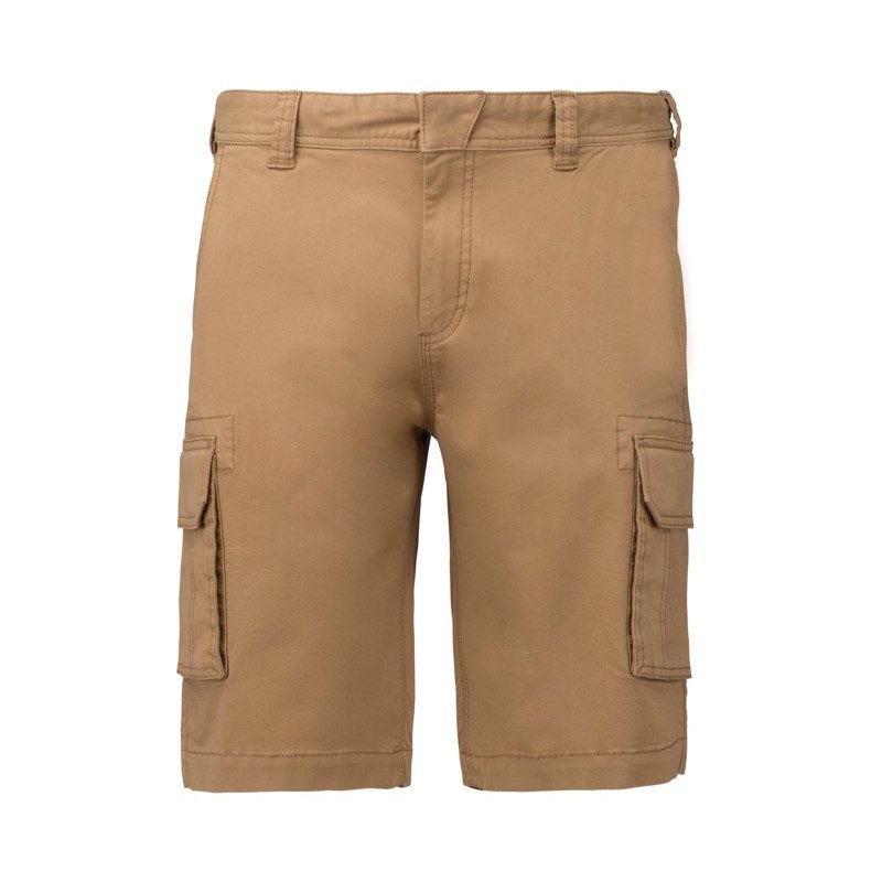 Short Cargo Coton Homme Camel