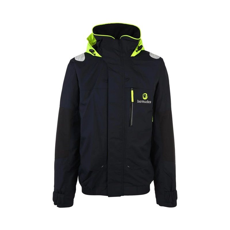 Black VENTURI jacket with fleece lining from Bermuda