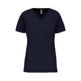 T-shirt coton Bio 150ic col V pour femme