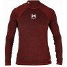 Lycra Long Sleeve Cube Rashvest Red Men