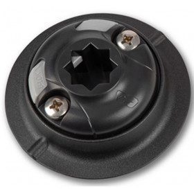 Receveur Adhésif Quickport Noir avec Adhésif 3M