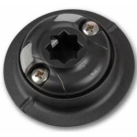 Receveur Adhésif Quickport Noir avec Adhésif 3M