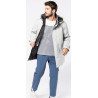 Parka de pont Homme Navy doublée matelassée