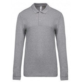 Long sleeves Polo Oxford...