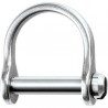 Manille large 3.2 mm inox , la paire