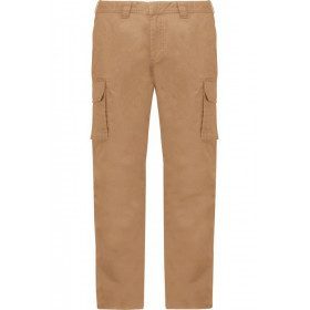 Pantalon Cargo Coton Homme Camel