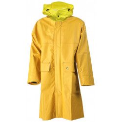 Long marine raincoat...