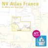 NV-CHARTS FR3 - 28 Cartes Marines Bretagne Nord (Saint-Malo aux Sept-Îles) + 3 planches adhésives réglementaires