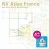 NV-CHARTS FR4 - 33 Cartes Marines Bretagne (Sept Îles à Douarnenez) + 3 planches adhésives réglementaires