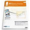 NV-CHARTS FR10 - 45 Côte d'Azur Nautical Charts (from Toulon to Menton) + 3 regulatory adhesive sheets