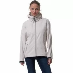 Veste softshell Grettel  Ecru/Galet pour femme