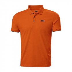 Vue de face Polo Ocean orange HH