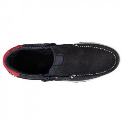 Chaussure bateau Ulteam Botalo à élastique bleu marine