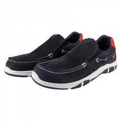 Chaussure bateau Ulteam Botalo à élastique bleu marine