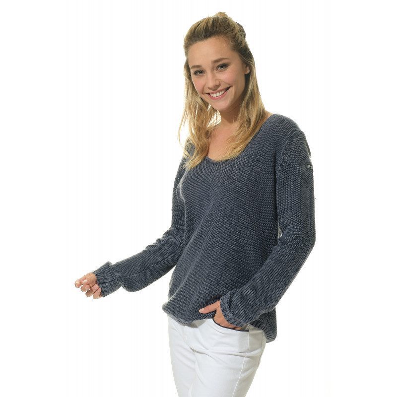 Pull Marin col V CANDICE Femme