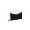 Wallet "le compact" linen and leather | Picksea