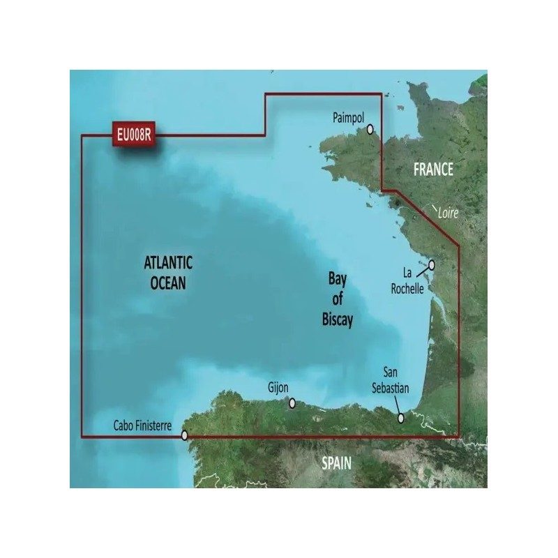 Carte Garmin G3 Blue Chart HXEU008R - Golfe de Gascogne