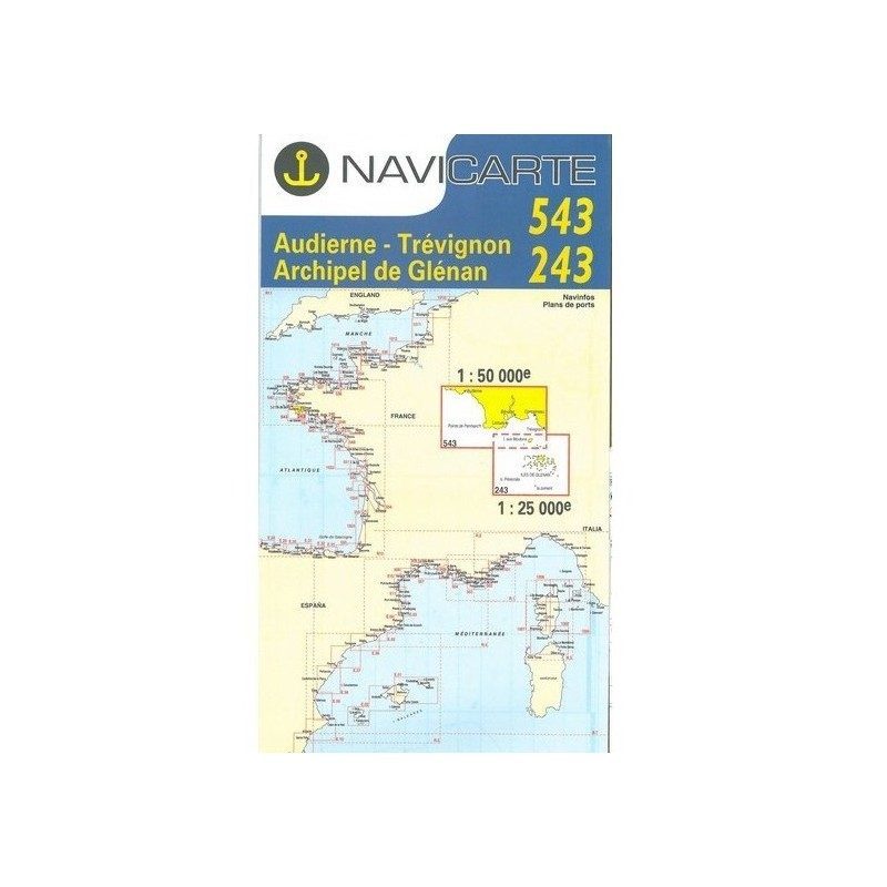 Cartes marines Navicarte Bretagne Sud