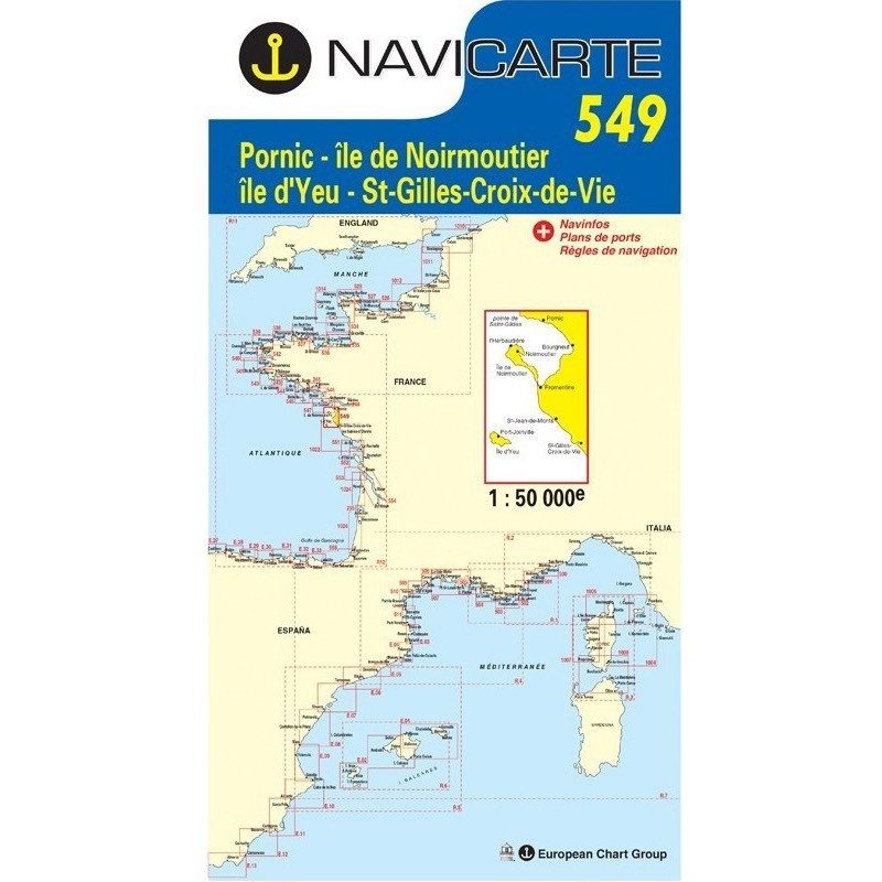 Cartes marines Navicarte Atlantique