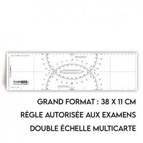 Règle Cras Marine noire