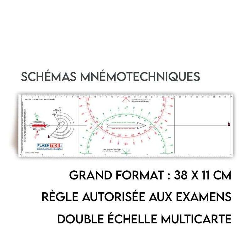 Polaris Tricolour Cras Ruler | Navigation Plotter