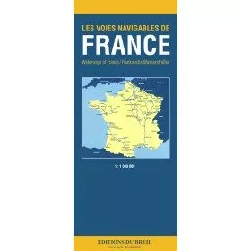 Couverture carte des voies navigables de France