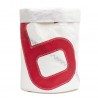 Recycled sail waste paper basket | Picksea