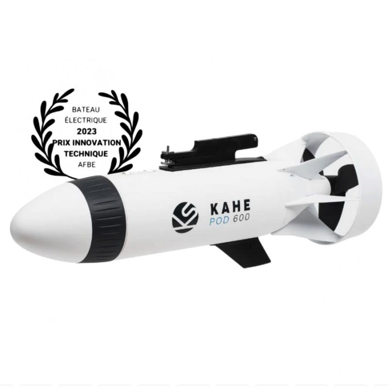 Kahe Pod 600 : assistance électrique pour kayak, paddle, annexe ou snorkling Kahe Pod 600 : assistance électrique pour kayak, paddle, annexe ou snorkling