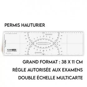 Règle Cras Marine Noire