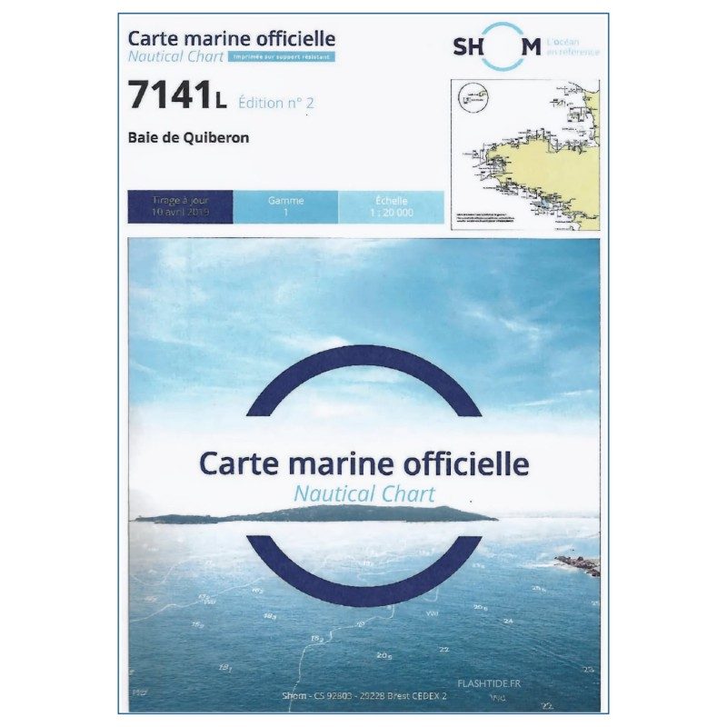 Marine Chart 7141L: Quiberon Bay | Picksea